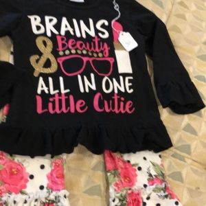 Boutique style ruffle outfits